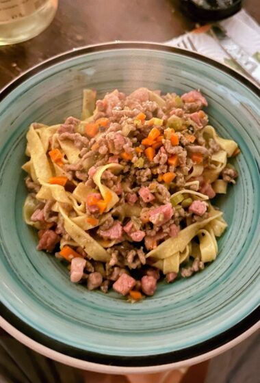 Ragù alla Bolognese in der Variante von Pellegrino Artusi