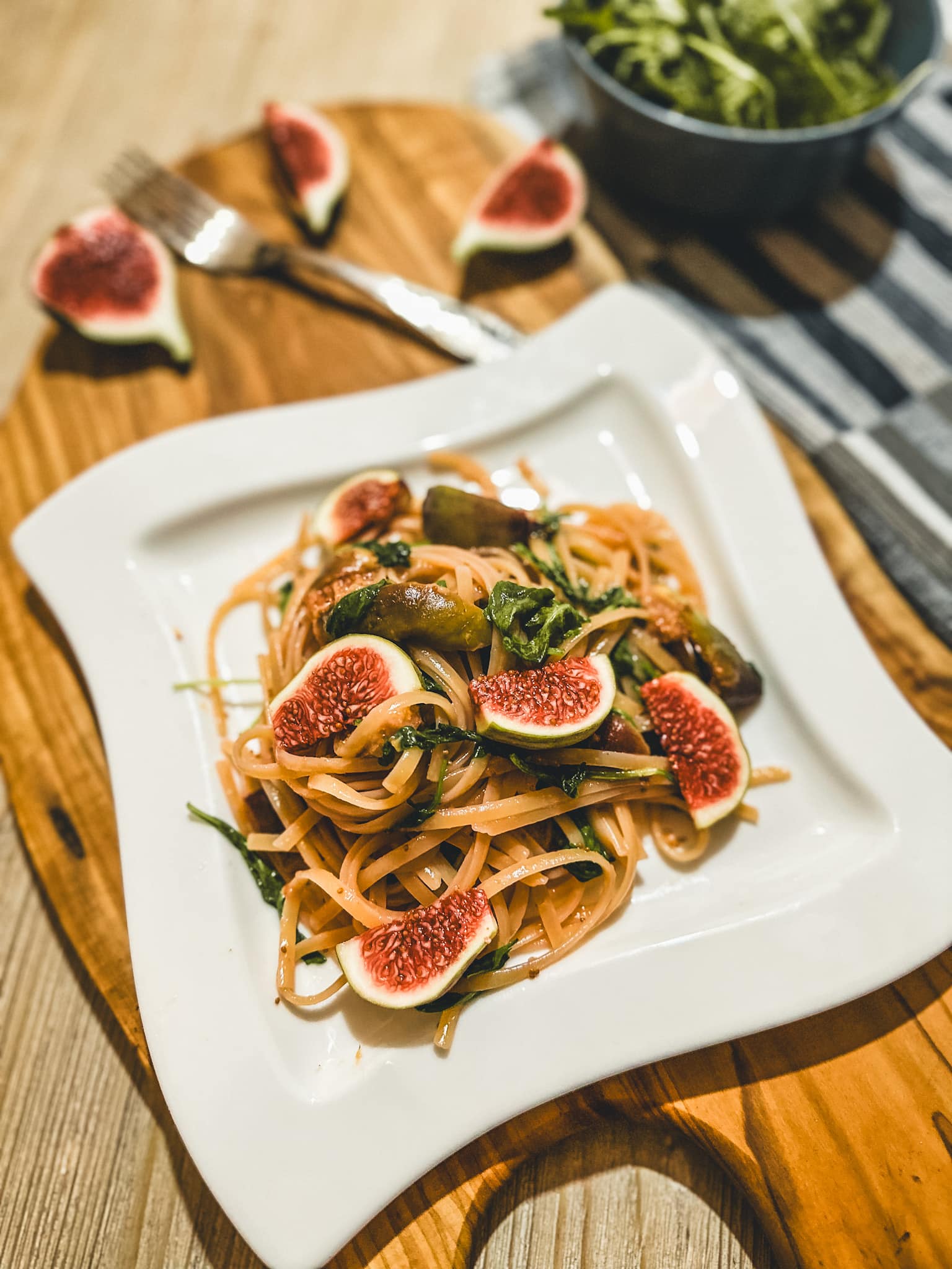 Feigen Pasta Deluxe - Linguine ind Feigensauce